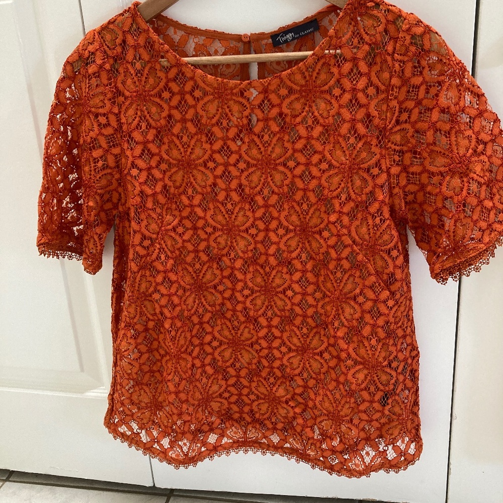 Hot bronze top and camisole - Marks and Spencer- Twiggy collection-US size 6